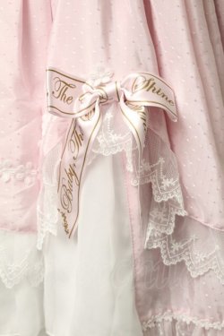 画像5: BABY,THE STARS SHINE BRIGHT / レースを纏うTwinkle Baby Ribbonワンピース  ピンク S-25-08-15-040-BA-OP-AS-ZS