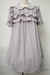 Ank Rouge / シフォンワンピース  ラベンダー S-25-08-15-045-CA-OP-HR-ZS