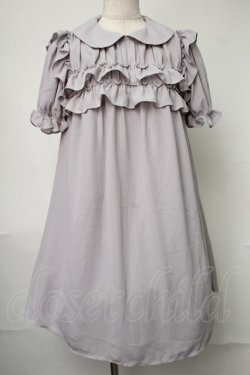 画像1: Ank Rouge / シフォンワンピース  ラベンダー S-25-08-15-045-CA-OP-HR-ZS