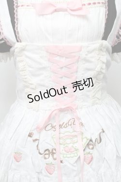 画像3: Angel's Heart / ショコラティエメイドエプロンワンピース  黒ｘピンク S-25-08-15-050-EL-OP-AS-ZS