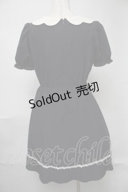 画像2: Amavel / スカラップワンピース  紺 S-25-08-15-052-CA-OP-AS-ZS