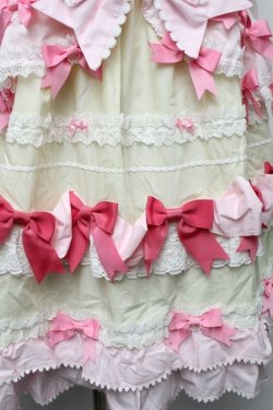 画像4: BABY,THE STARS SHINE BRIGHT / Cutie Whipped cream parfaitジャンパースカート  レモン S-25-08-15-054-BA-OP-AS-ZS