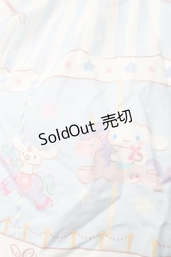 画像4: 中国ロリータ / シナモロールスイートカルーセル バースデーワンピース  サックス S-25-08-15-055-LO-OP-AS-ZS