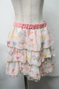 Emily Temple cute / candyシフォンスカート  ピンク S-25-08-15-056-ET-SK-AS-ZS