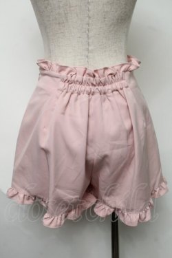 画像2: Ank Rouge / フロント編み上げフリルパンツ  ピンク S-25-08-15-060-CA-TO-HR-ZS