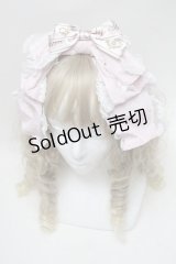 BABY,THE STARS SHINE BRIGHT / レースを纏うTwinkle Baby Ribbonカチューシャ  ピンク S-25-08-15-018-BA-AC-AS-ZS