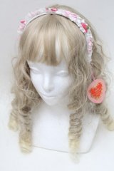 BABY,THE STARS SHINE BRIGHT / Cutie Whipped cream parfaitカチューシャ  濃ピンク S-25-08-15-022-BA-AC-AS-ZS