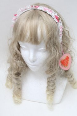 画像1: BABY,THE STARS SHINE BRIGHT / Cutie Whipped cream parfaitカチューシャ  濃ピンク S-25-08-15-022-BA-AC-AS-ZS