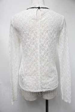 画像2: Ank Rouge / TOP総レーストップス  白 S-25-08-15-026-CA-TO-HR-ZS