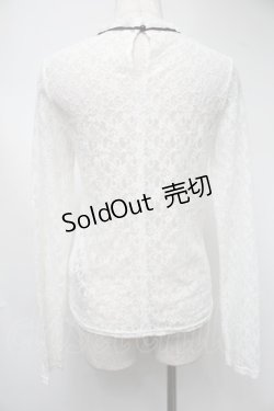 画像2: Ank Rouge / TOP総レーストップス  白 S-25-08-15-026-CA-TO-HR-ZS