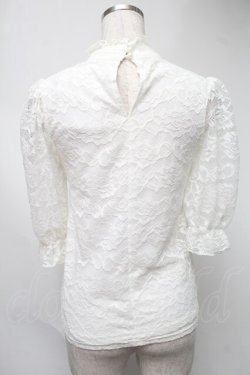 画像2: Ank Rouge / TOP総レーストップス  白 S-25-08-15-027-CA-TO-HR-ZS