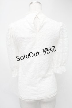 画像2: Ank Rouge / TOP総レーストップス  白 S-25-08-15-027-CA-TO-HR-ZS