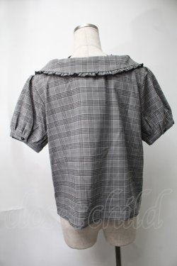 画像2: Rojita / チェックブラウス  グレー S-25-08-15-033-LO-TO-AS-ZS