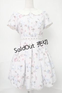 画像1: LODISPOTTO / 花柄ワンピース  ラベンダーｘオフ S-25-08-16-054-LO-OP-HR-ZS