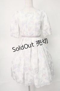 LODISPOTTO / シフォン花柄ワンピース  オフ S-25-08-16-055-LO-JA-HR-ZS