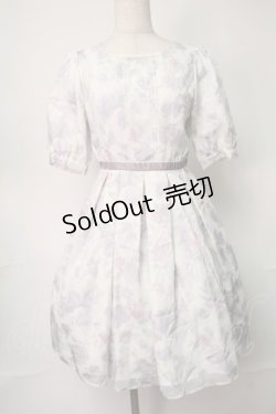 画像1: LODISPOTTO / シフォン花柄ワンピース  オフ S-25-08-16-055-LO-JA-HR-ZS