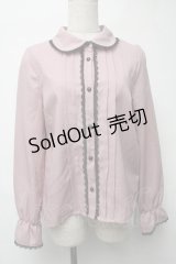 DearMyLove / リボン2set丸襟ブラウス  ピンク S-25-08-16-012-EL-BL-HR-ZS