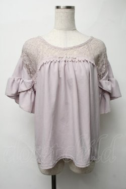 画像1: axes femme / トップス  ラベンダー S-25-08-16-013-AX-TO-AS-ZS