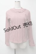axes femme / プチローズトップス  ピンク S-25-08-16-014-AX-TO-AS-ZI