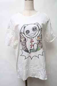 NieR Clothing / プリントTシャツ  白 S-25-08-16-002-PU-TS-HR-ZI