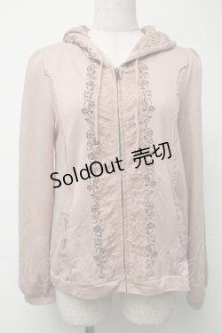 画像1: axes femme / レース配色プルオーバー  ピンク S-25-08-16-017-AX-TO-AS-ZS