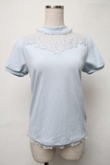 axes femme / トップス  サックス S-25-08-16-021-AX-TO-AS-ZS
