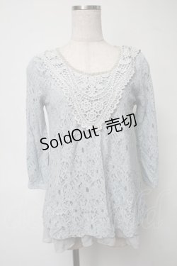画像1: axes femme / トップス  サックス S-25-08-16-022-AX-TO-AS-ZS