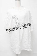 NieR Clothing / プリントTシャツ  白 S-25-08-16-003-PU-TS-HR-ZI