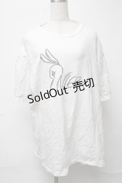 画像1: NieR Clothing / プリントTシャツ  白 S-25-08-16-003-PU-TS-HR-ZI