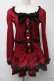 画像1: Deary / リボンデザインティアードワンピース  赤ｘ黒 S-25-08-16-028-LO-TO-HR-ZS (1)