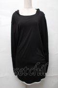 NieR Clothing / うさ耳プルパーカー  黒 S-25-08-16-031-PU-TO-HR-ZS