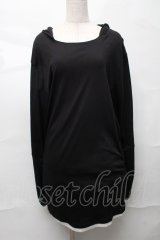 NieR Clothing / うさ耳プルパーカー  黒 S-25-08-16-031-PU-TO-HR-ZS