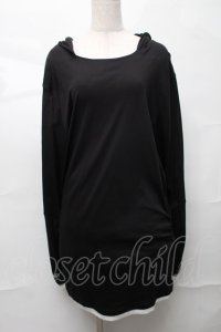 NieR Clothing / うさ耳プルパーカー  黒 S-25-08-16-031-PU-TO-HR-ZS