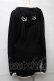画像2: NieR Clothing / うさ耳プルパーカー  黒 S-25-08-16-031-PU-TO-HR-ZS (2)