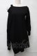 画像1: NieR Clothing / 肩開きトップス  黒 S-25-08-16-032-PU-TO-HR-ZS (1)