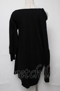画像2: NieR Clothing / 肩開きトップス  黒 S-25-08-16-032-PU-TO-HR-ZS