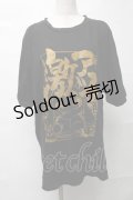 NieR Clothing / プリントTシャツ  黒 S-25-08-16-033-PU-TS-HR-ZI