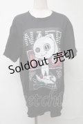 NieR Clothing / プリントTシャツ  黒 S-25-08-16-034-PU-TS-HR-ZI