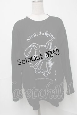画像1: NieR Clothing / プリントロンT  黒 S-25-08-16-035-PU-TO-HR-ZS