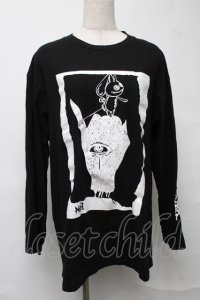 NieR Clothing / プリントロンT  黒 S-25-08-16-036-PU-TO-HR-ZI