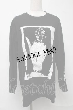 画像1: NieR Clothing / プリントロンT  黒 S-25-08-16-036-PU-TO-HR-ZI