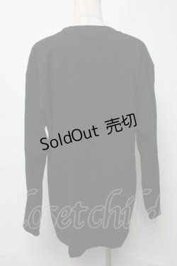 画像2: NieR Clothing / プリントロンT  黒 S-25-08-16-036-PU-TO-HR-ZI