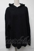 NieR Clothing / プリントフードプルパーカー  黒 S-25-08-16-037-PU-TO-HR-ZS