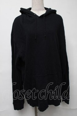 画像1: NieR Clothing / プリントフードプルパーカー  黒 S-25-08-16-037-PU-TO-HR-ZS
