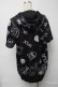 画像2: NieR Clothing / 転写パーカー  黒 S-25-08-16-039-PU-TO-HR-ZS (2)
