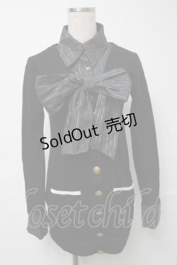 画像1: MA*RS(Sugar gloss) / カーディガン重ね着風トップス  黒 S-25-08-16-044-LO-BL-HR-ZS