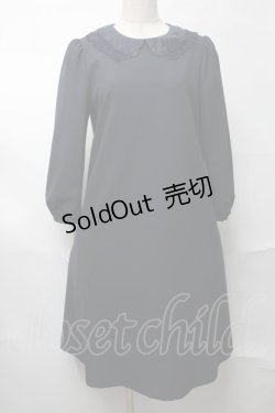 画像1: franche lippee black / ワンピース  紺 S-25-08-17-050-LO-OP-AS-ZS