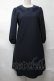 画像1: franche lippee black / ワンピース  紺 S-25-08-17-050-LO-OP-AS-ZS (1)