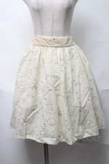 axes femme /花柄ｘ蝶オパールスカート  オフ S-25-08-17-053-AX-SK-AS-ZS