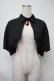 画像1: DARK IN LOVE / Gothic vampire shadow bat-shaped capelet　ボレロ  黒ｘ赤 S-25-08-17-026-PU-TO-HR-ZS (1)